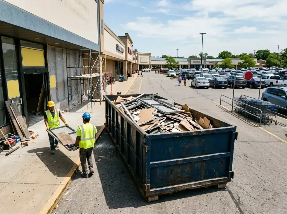 retail-store-renovation-debris-003 — frequently asked questions, Roll-off Dumpster Rentals in Columbia, IL